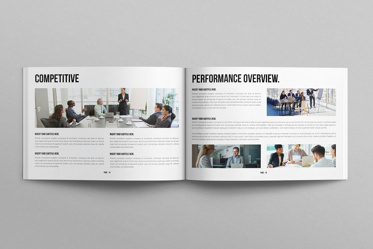 Business Brochure Template Landscape, a Brochure Template by E-Type (Photo 6 of 7)