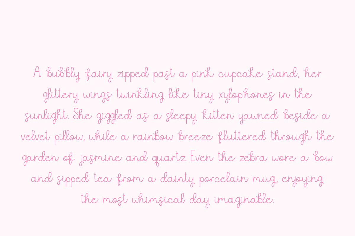 Silly Lilly Font – Handwritten Sans-, a Handwritten Font by Dottie Digitals (Photo 2 of 4)