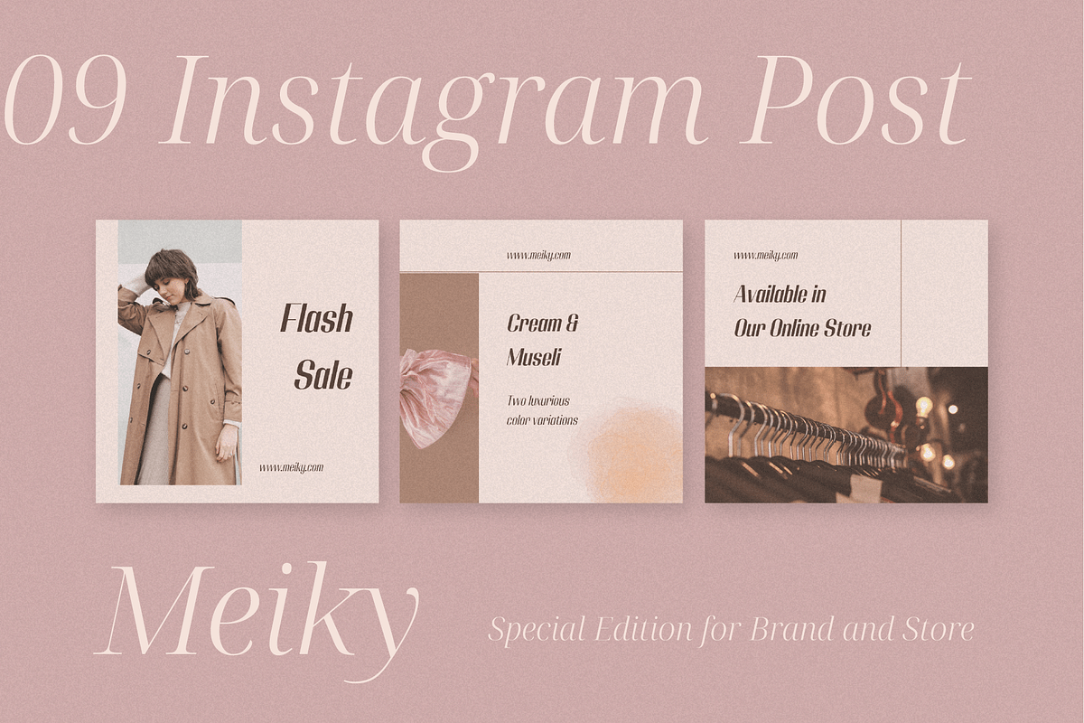 4 in 1 Bundle Instagram Post - Canva, a Social Media Template by Nusa Space (Photo 3 of 9)