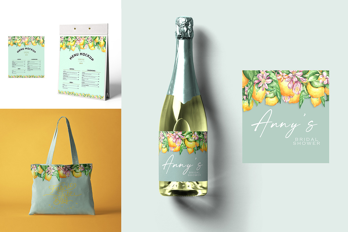 LEMONS Watercolor clipart set, an Object Illustration by GevelStudio (Photo 11 of 16)