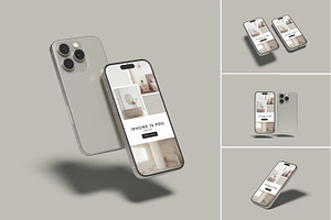 iPhone 15 Pro Mockup