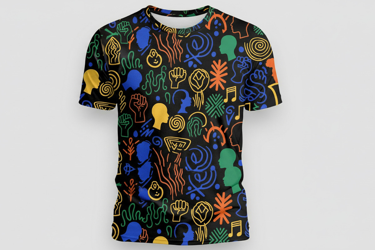 Black History Month Abstract Pattern, an Illustration by T-shirt Pond (Photo 5 of 11)