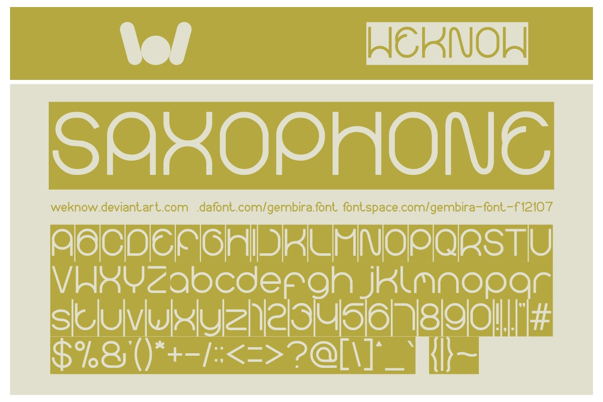 gembira font preview 5