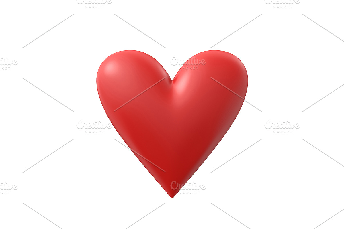 Heart Simple, HiRes and LowPoly, an Object 3D Model by CGTech (Photo 1 of 8)