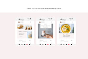 Food Instagram Templates Canva, a Social Media Template by Deepa Template Studio (Thumbnail 11 of 12)