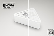 Triangle Metal Tin Mockup, a Cups & Container Mockup by INCDesign (Thumbnail 4 of 6)