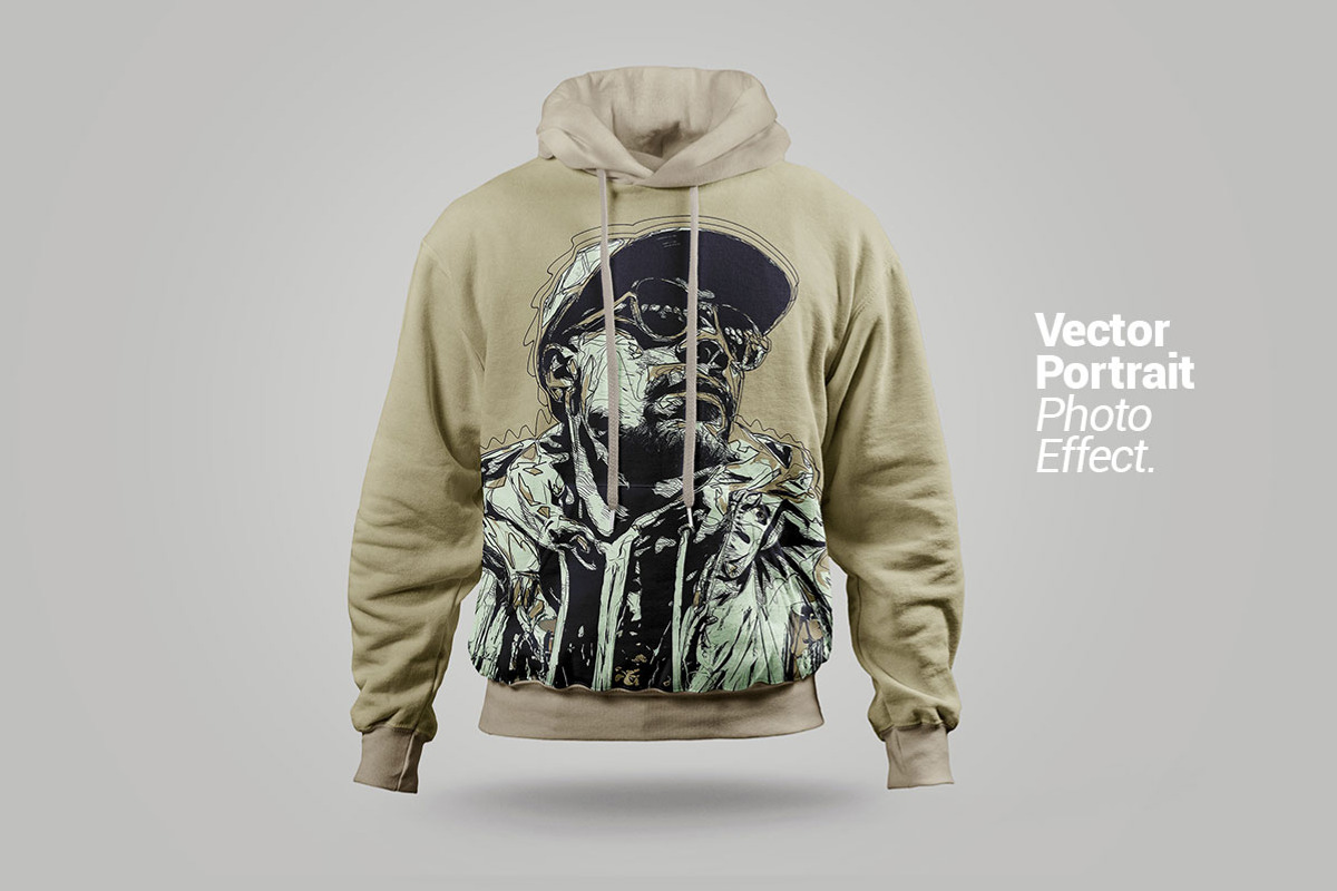 Vector Portrait Photo Effect, an Action Add-On by Amorjesu.com (Photo 12 of 28)