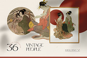 Vintage Japan | Collage Creator, an Object Graphic by Leleka.Store (Thumbnail 4 of 17)