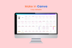 2024 Student Planner Canva Template