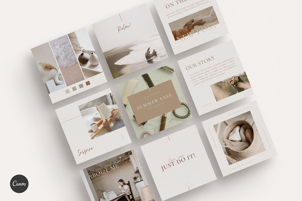 140 Social Media CANVA Template Pack, a Social Media Template by Gebers Marketing & Design (Photo 6 of 10)