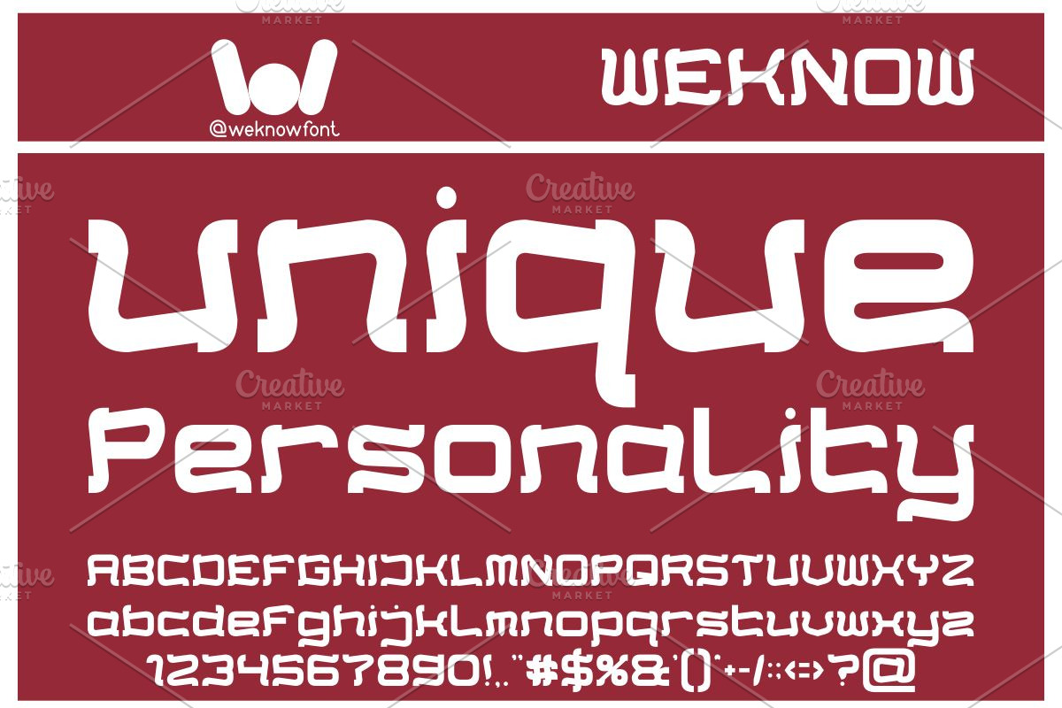 WHO'S NEXT font, a Font by weknow (Photo 5 of 8)