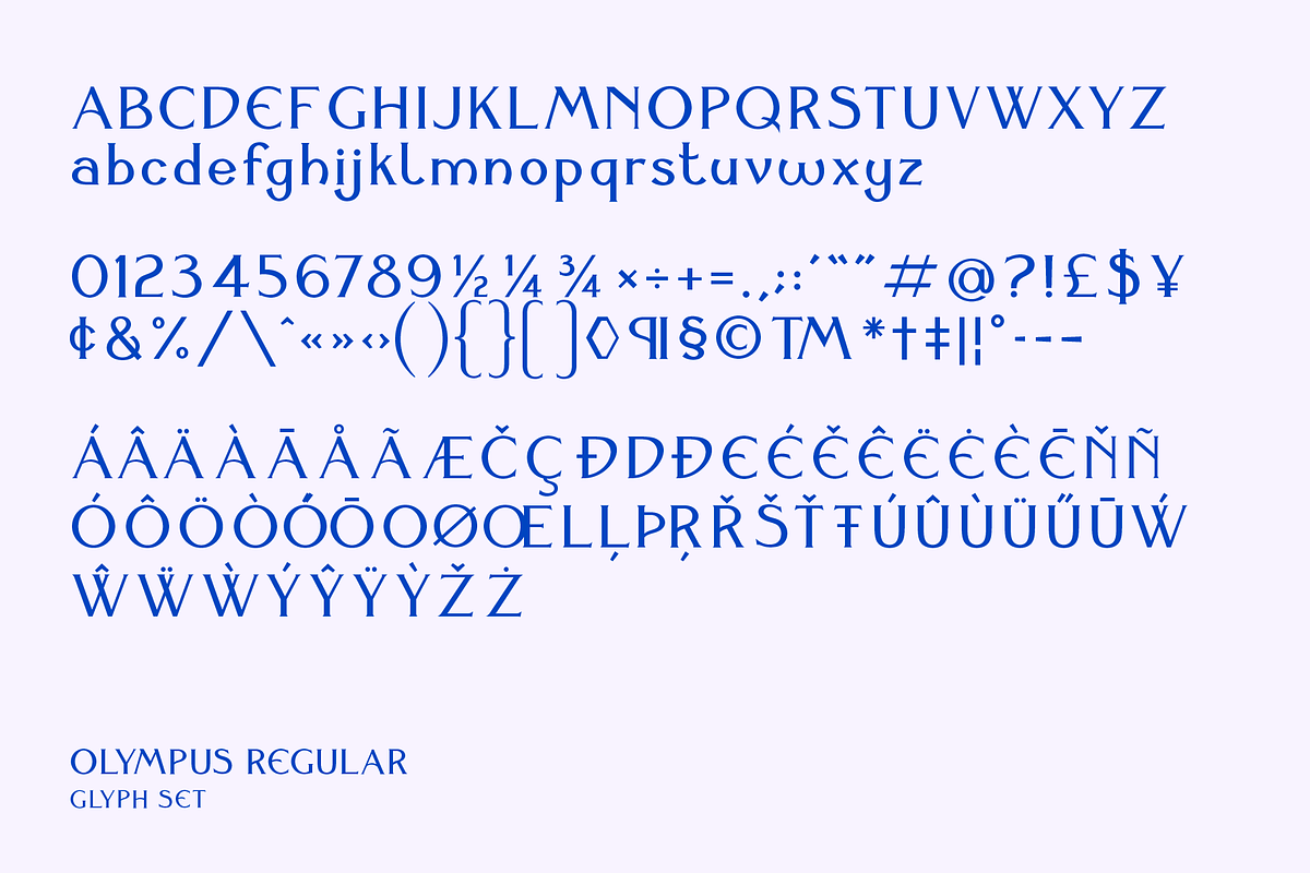 Olympus Font Family, a Serif Font by Hemphill Co (Photo 13 of 14)