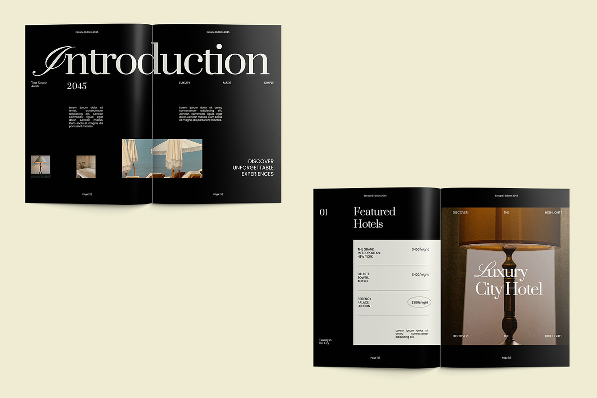 Hotel & Travel Brochure Template preview 4