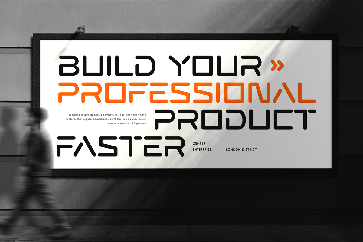 VENUS - Modern Futuristic Scifi Font, a Sans Serif Font by Hamz Studio (Photo 5 of 8)