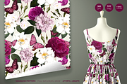 ROSES SEAMLESS PATTERN, a Pattern Graphic by Splash! (Thumbnail 7 of 9)