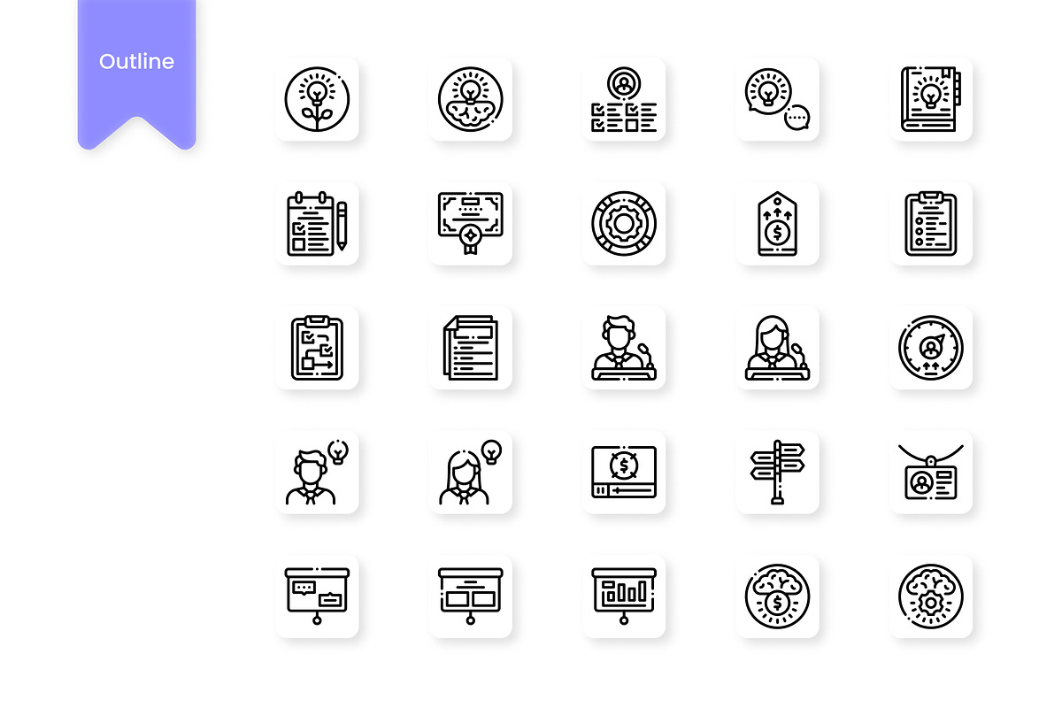 Business Coaching Icons, a Duotone Icon by HacaStudio (Photo 2 of 3)