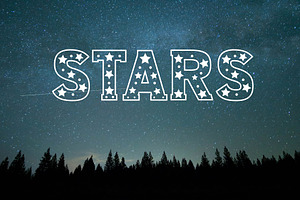 Star Slab Font