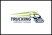 Truck Logistics Logo Template, a Branding & Logo Template by Pentaclay (Thumbnail 1 of 3)