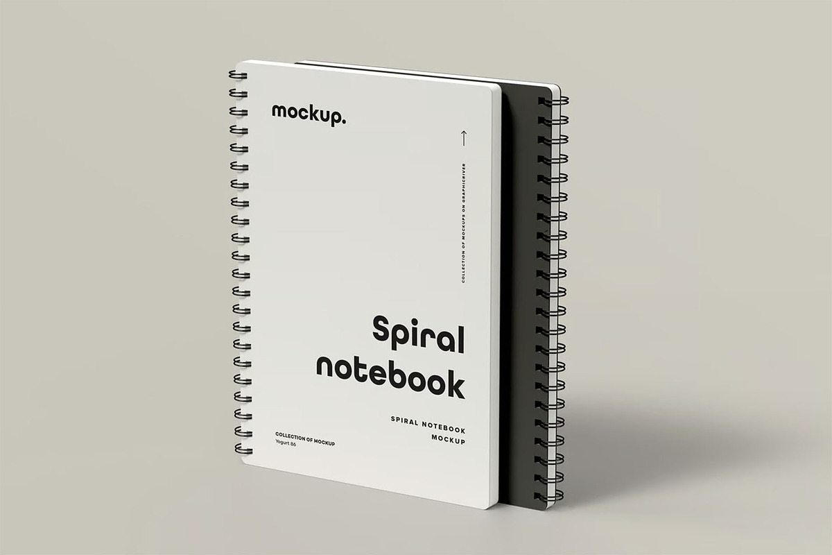 Spiral Notebook Mock-up, a Product Mockup by zippypixelstudio (Photo 10 of 15)