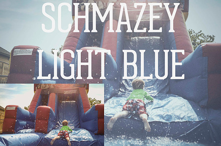 Schmazey Light Blue Photoshop Action, an Action Add-On by Will Milne Photography