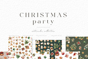 Christmas Party, a Seasonal Illustration by heyiamalice (Thumbnail 6 of 19)