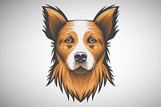 Portrait of a Welsh Corgi Dog, an Animal Illustration by Ghagra (Thumbnail 1 of 4)