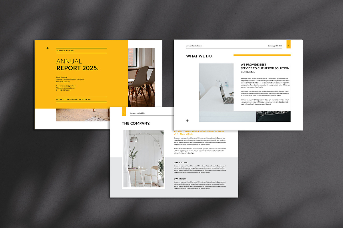 Annual Report Landscape, a Brochure Template by Occy Design (Photo 1 of 7)