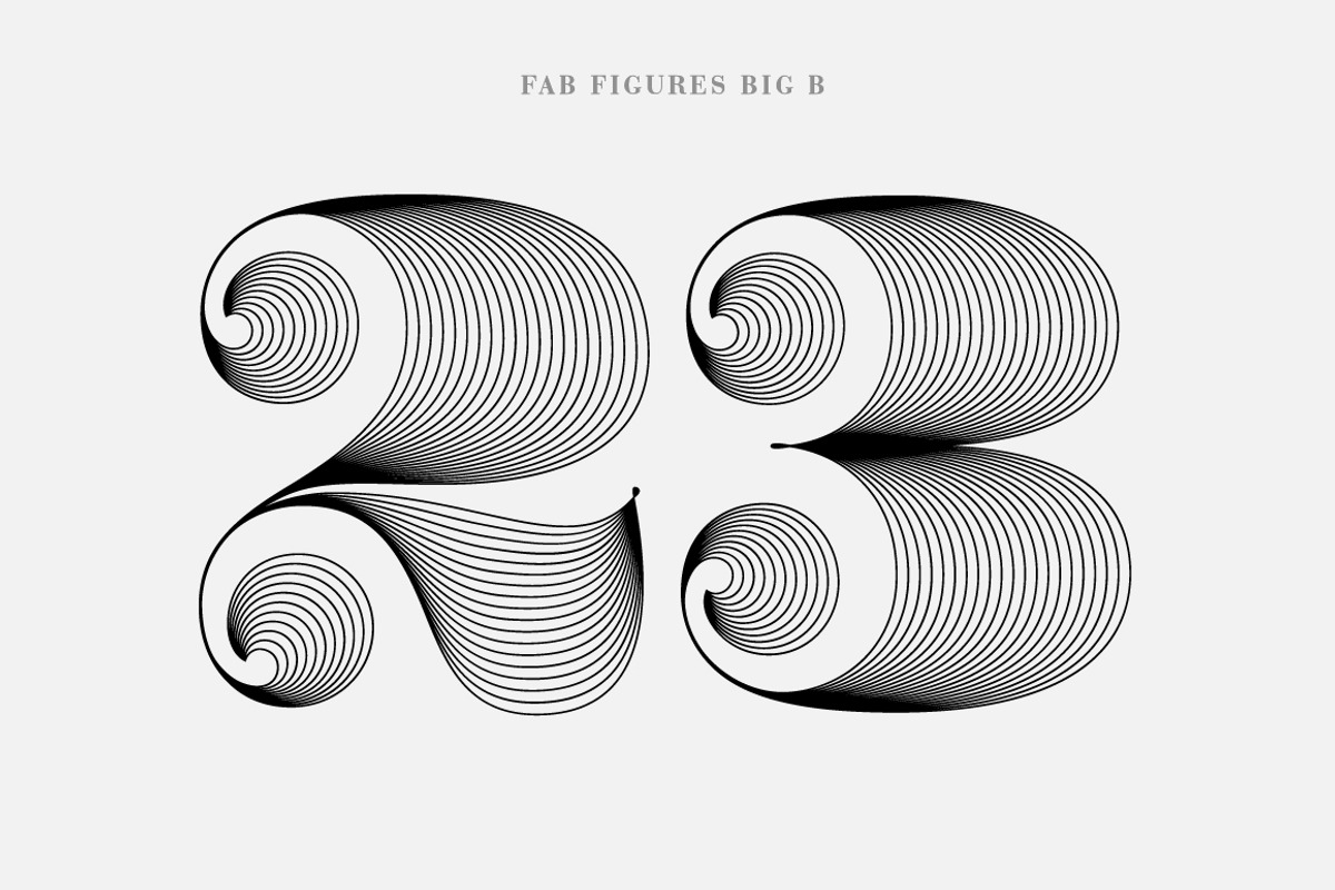 Fab Figures Typeface Set preview 5