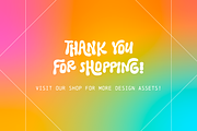 100 Vibrant & Multi-Color Gradients, a Background Graphic by Ashley Scott Designs (Thumbnail 5 of 5)