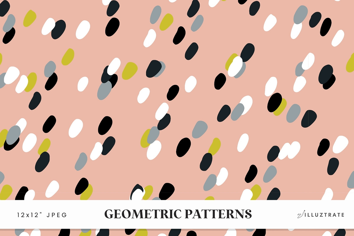 Geometric Pattern Paper Pack, a Pattern Graphic by illuztrate (Photo 3 of 5)