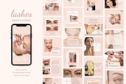 Lash Instagram Post Template, a Social Media Template by ShopRShop (Thumbnail 1 of 9)