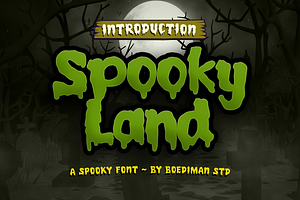 Spooky Land - A Display Font