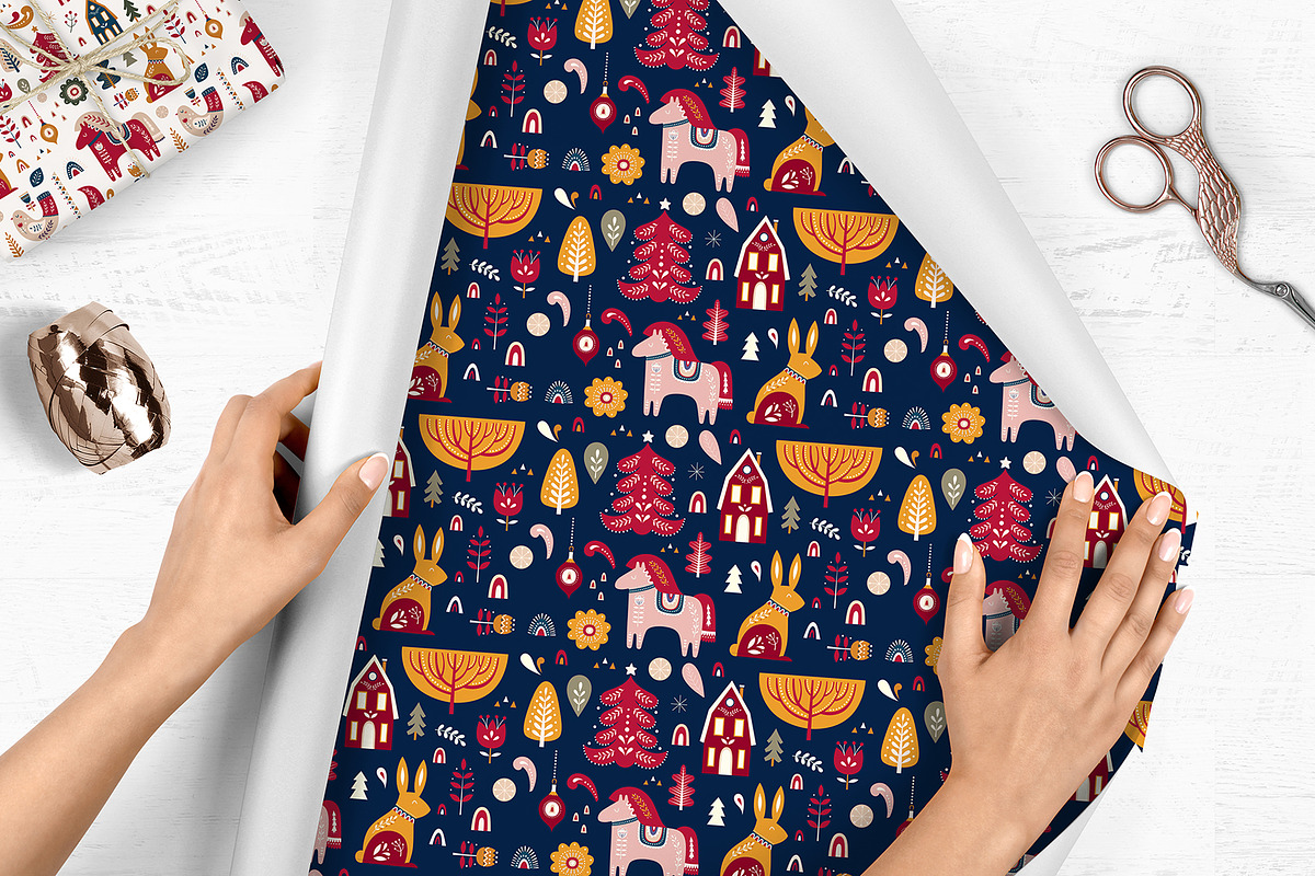 Scandinavian Christmas collection, an Animal Illustration by MoleskoStudio (Photo 16 of 17)