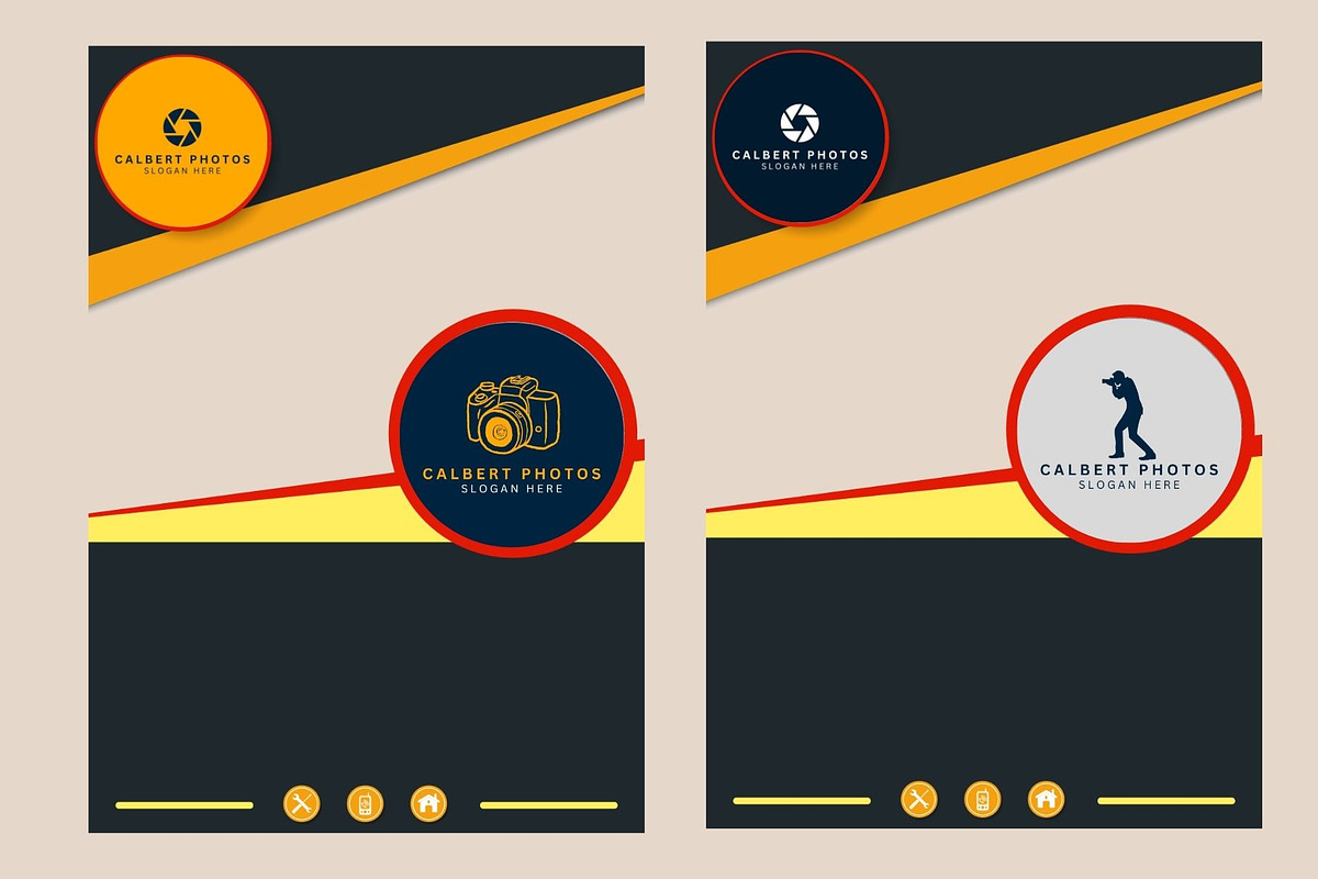 Minimalist Photography Logo Template, a Branding & Logo Template by Mishek Munene (Photo 7 of 8)