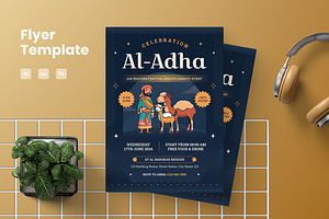 Eid Al Adha Festival Flyer, a Flyer Template by Annora Studio