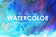 50% OFF 100 Watercolor Backgrounds 2, a Texture Graphic by ArtistMef (Thumbnail 2 of 5)