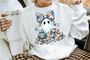 Coquette Halloween Ghost Png, a Work Illustration by Sublimation Artist (Thumbnail 2 of 9)