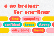Patch Note - Chubby Kids Font, a Sans Serif Font by Modestype Studio (Thumbnail 7 of 10)