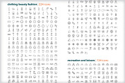 Full shop outline icon bundle, an Outline Icon by Picture Window (Thumbnail 8 of 10)