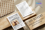 2 Page Canva Wedding Program, an Invitation Template by Oshin Design (Thumbnail 5 of 6)