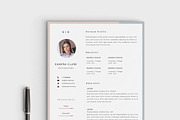 Resume template with picture, a Resume Template by Nordic Designs (Thumbnail 1 of 4)