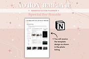 Manifestation Notion Template, a Templates & Theme by bellaROSEworkshop (Thumbnail 5 of 10)