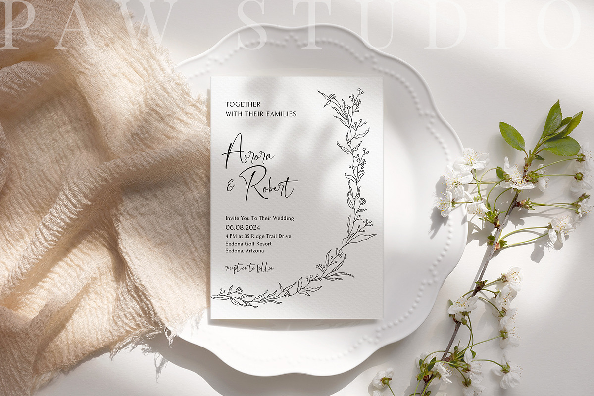 Card Mockup 5x7 Menu OnlineEditCanva, a Product Mockup by PawMockups 2 (Photo 5 of 7)