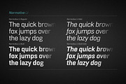 Normative Lt – 4 fonts, a Font by Green Type (Thumbnail 2 of 5)