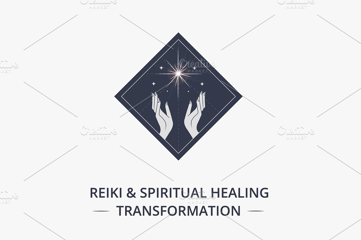 Reiki Healing & Spiritual Healing, a Branding & Logo Template by Artist Shruti Singh