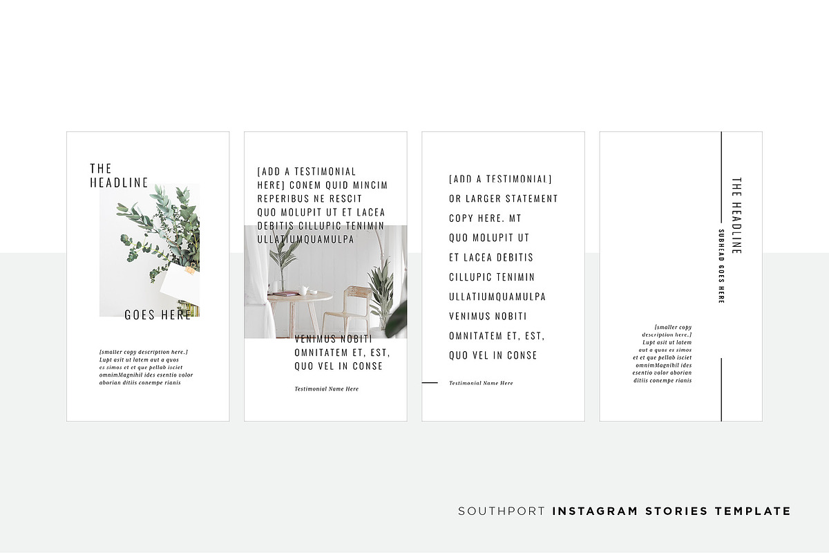 Southport Instagram Stories Template, a Social Media Template by Christie Evenson (Photo 3 of 6)