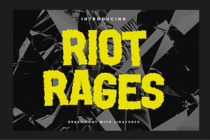 Riot Rages – Rough Sans Display Font