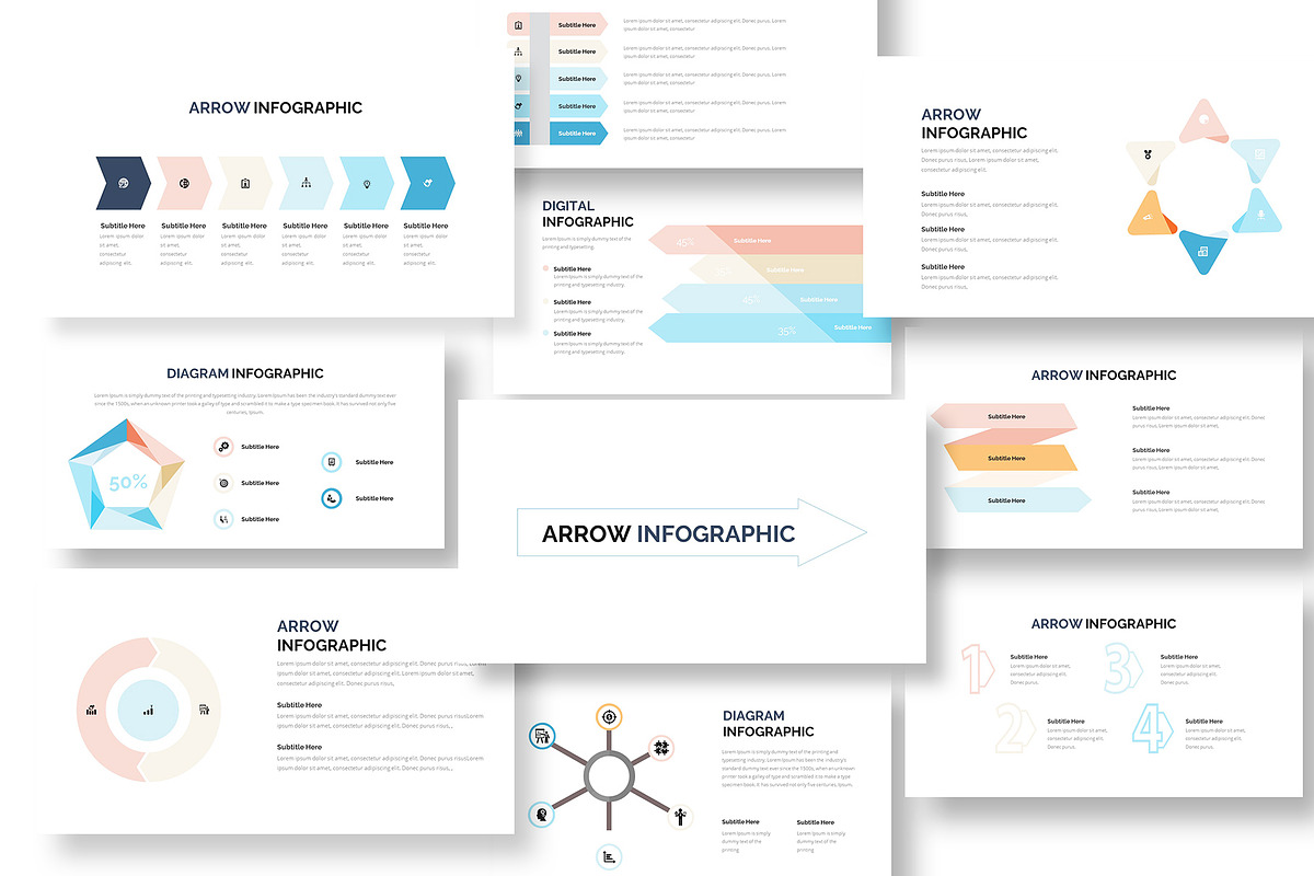 Mega Infographic Keynote Template, a Presentation Template by temphall (Photo 7 of 8)