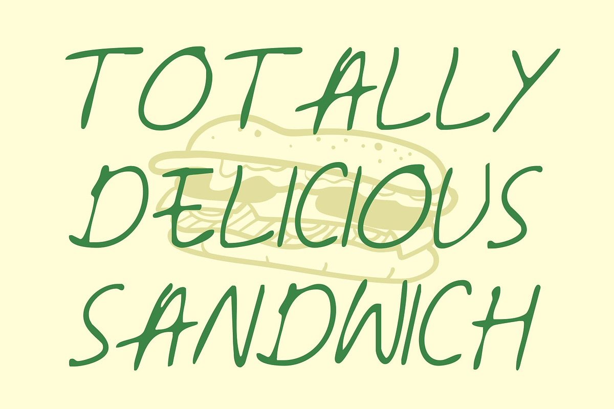 CS Bamille Drawn, a Handwritten Font by Craft Supply Co. (Photo 3 of 8)