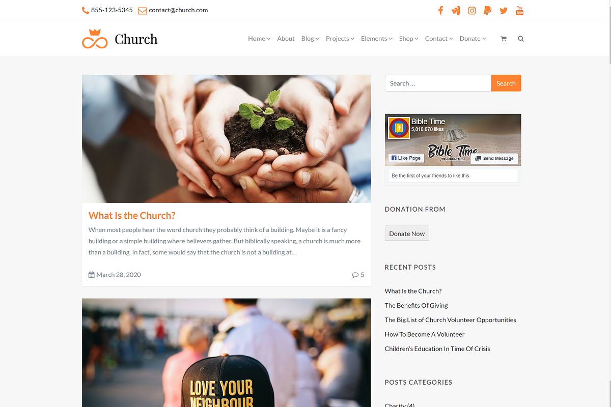 Church Religious WordPress Theme, a WordPress Template by Visualmodo (Photo 11 of 31)